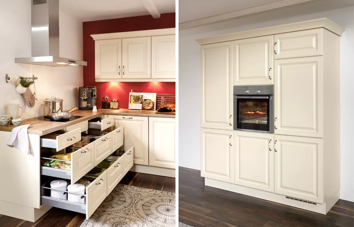 Landhausküche mit einladender Atmosphäre