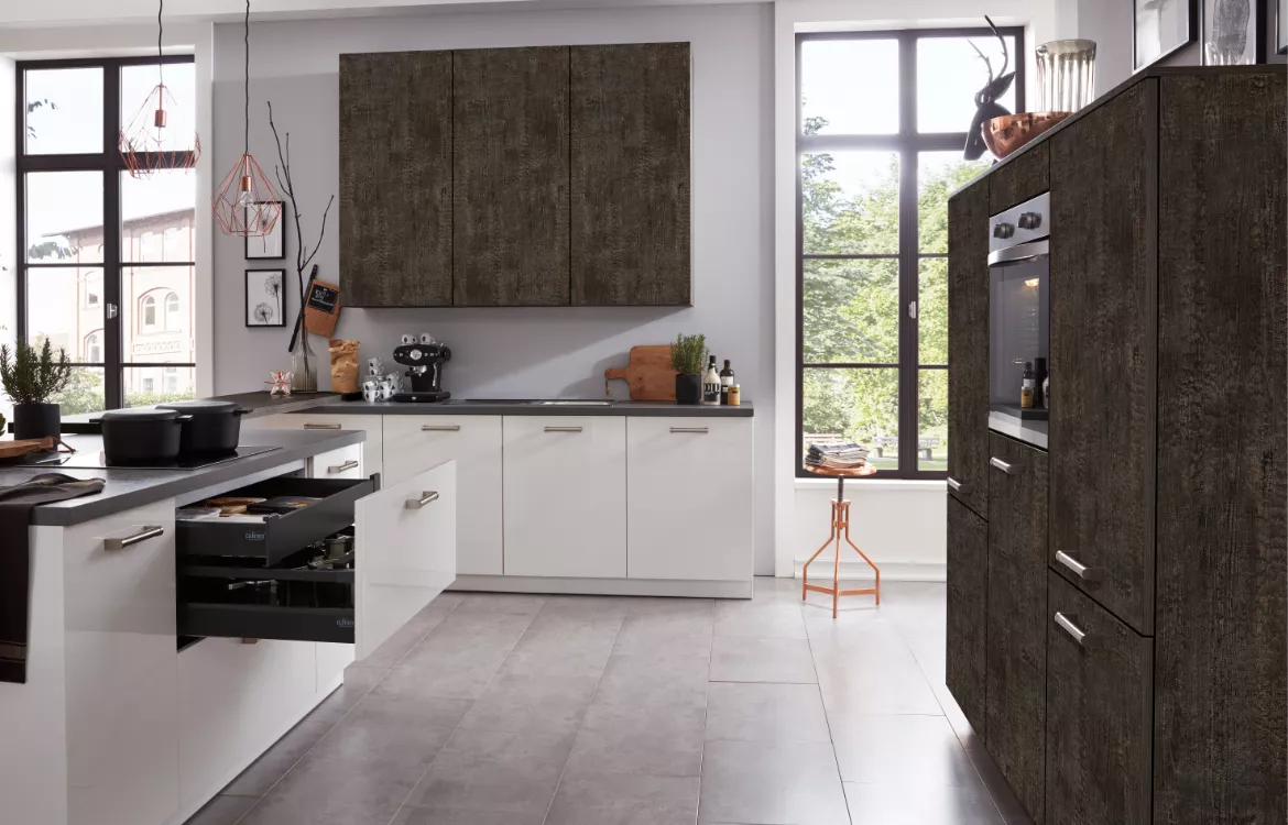 Kontraststark Kombinierte Culineo-Küche