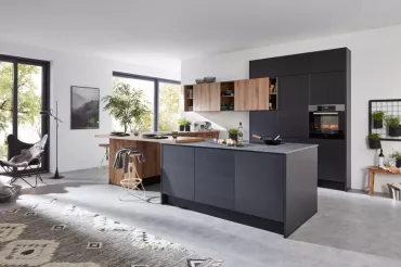 Küche in schwarz Edition 78